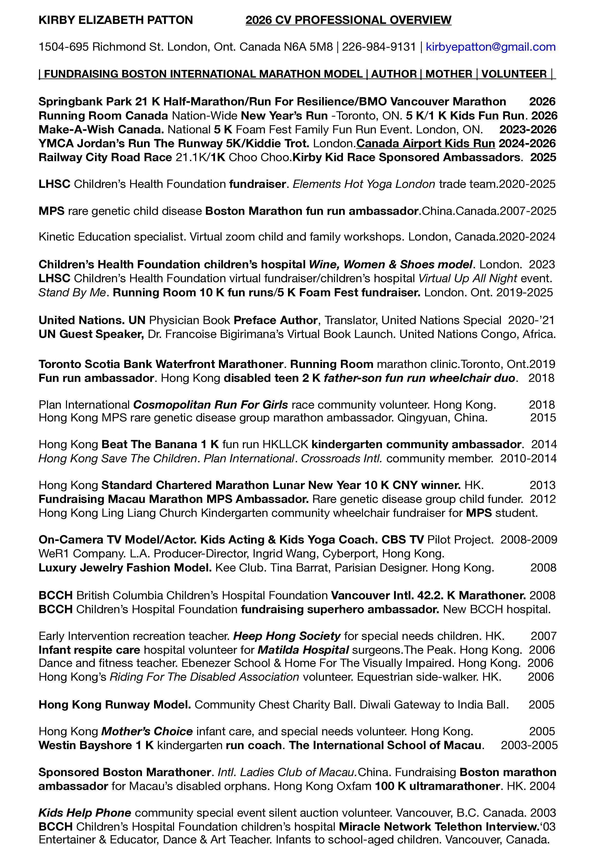 2026 CV Overview Page 1